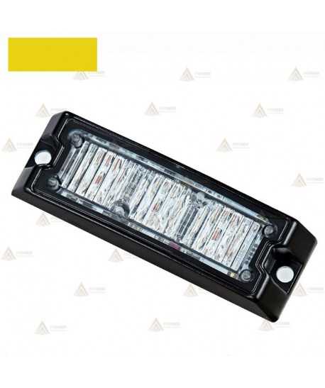 Foco direccional empotrable de 3 leds ámbar para vehículos