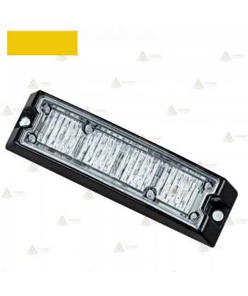 Foco direccional empotrable de 4 leds ámbar para vehículos