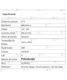 Foco direccional empotrable de 4 leds blancos para vehículos de emergencias