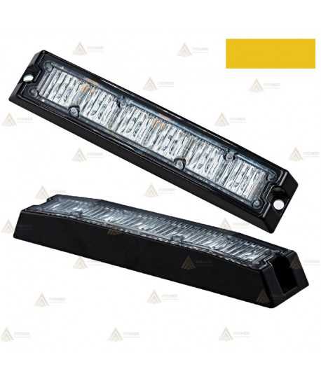Foco direccional empotrable de 6 leds ámbar para vehículos