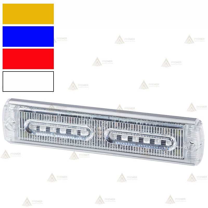 Foco direccional empotrable 12 leds para vehículos de emergencias