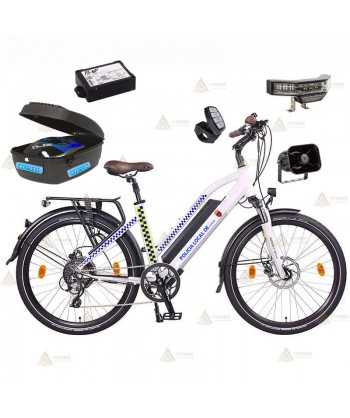 Bicicleta eléctrica con Kit de luces de señalización para policía