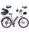 Bicicleta eléctrica con Kit de luces de señalización para policía