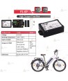 Kit de luces de señalización para bicicleta de policía