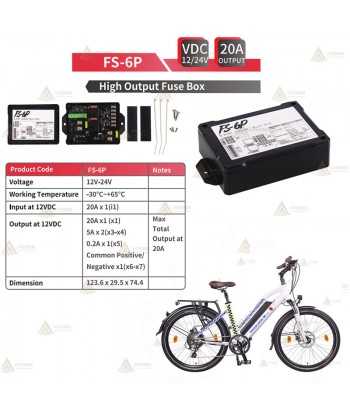 Kit de luces de señalización para bicicleta de policía con mástil telescópico