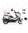 Kit de luces para motos de policía con mástil de 12 leds