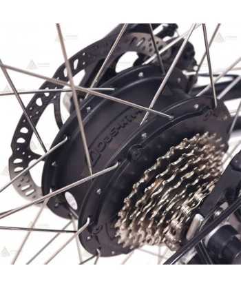 Bicicleta eléctrica de montaña para policía con batería 48V 12Ah 576Wh