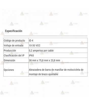 Controlador programable para vehículos de emergencias