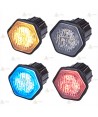 Piloto empotrable con 6 leds para vehículos de emergencias