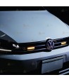 Foco direccional empotrable de 3 leds ámbar para vehículos