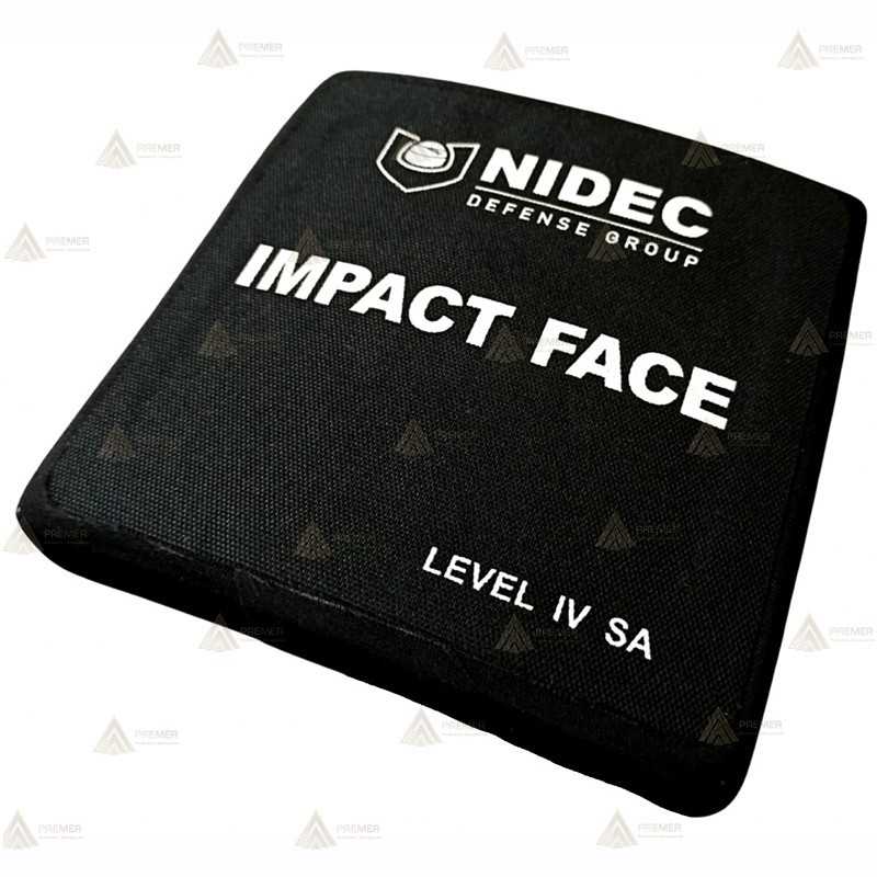 Placa balística lateral SiC NIJ IV SA SAPI 15 x 15 x 2,35 cm