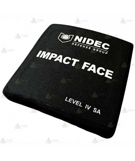 Placa balística lateral SiC NIJ IV SA SAPI 15 x 15 x 2,35 cm
