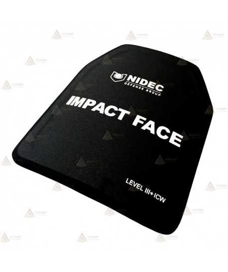 Placa balística SiC NIJ III ICW SAPI 1,7 kg/ud y 25 x 30 cm