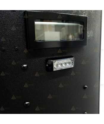 Escudo balístico 930x560mm NIJ IIIA con ventana + iluminación LED