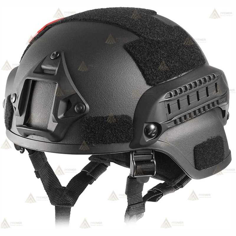 Casco táctico antibalas modelo Mich color negro