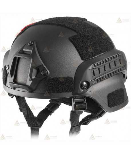 Casco táctico antibalas modelo Mich color negro