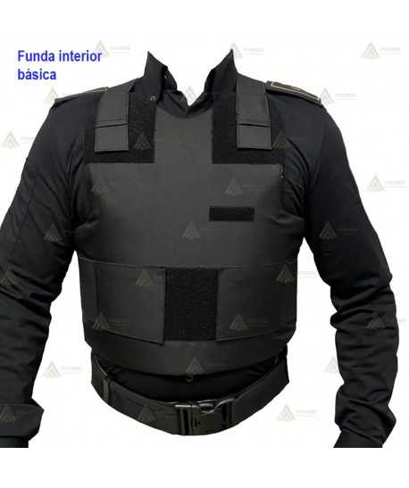 Chaleco antibalas/anti cuchillo y punzón niveles NIJ IIIA y KR2/SP2