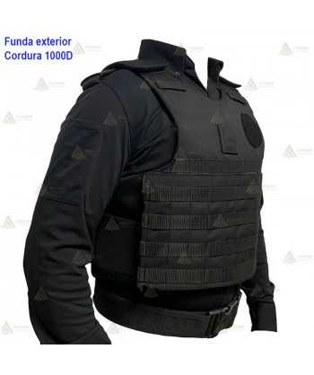 Chaleco antibalas/anti cuchillo y punzón niveles NIJ IIIA y KR2/SP2