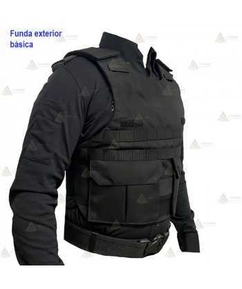 Chaleco antibalas/anti cuchillo y punzón niveles NIJ IIIA y KR2/SP2
