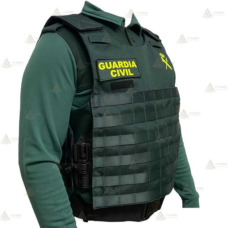 Funda exterior para chalecos antibala de desprendimiento rápido de la Guardia Civil