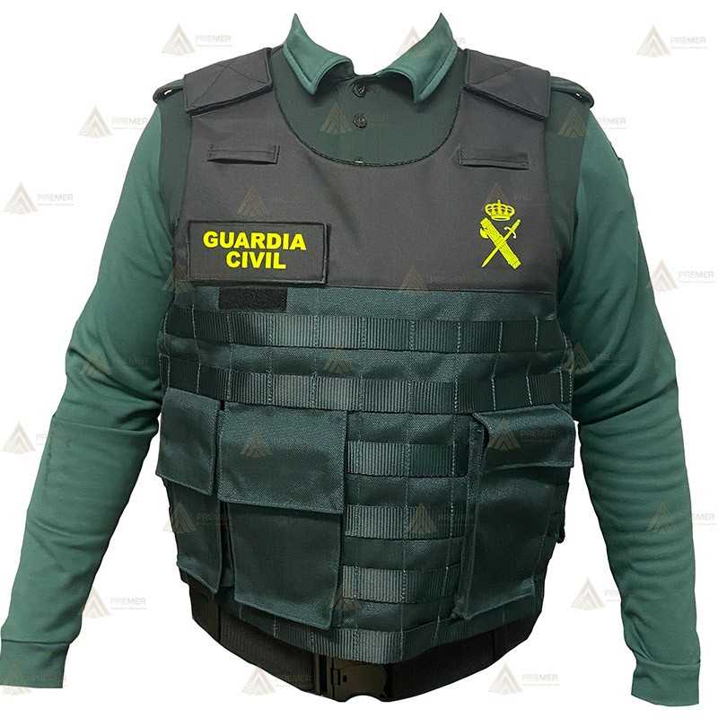 Funda exterior para chalecos antibala de desprendimiento rápido de la Guardia Civil