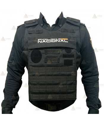 Funda exterior para chalecos antibala de la Policía Nacional