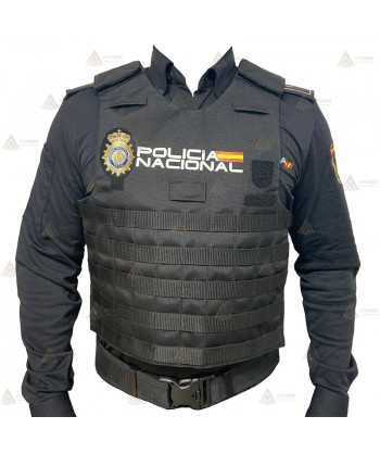 Funda exterior para chalecos antibala con sistema Molle para Policía Nacional