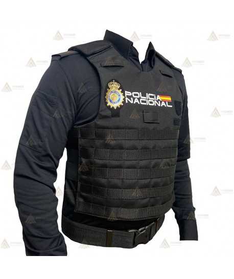 Funda exterior para chalecos antibala con sistema Molle para Policía Nacional