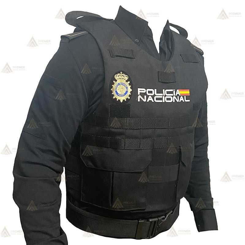 Funda exterior para chalecos antibala con sistema Molle para Policía Nacional
