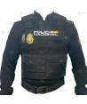 Funda exterior para chalecos antibala con sistema Molle y bolsillo para la Policía Nacional