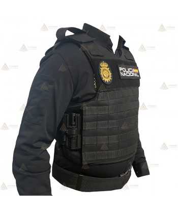 Funda exterior de desprendimiento rápido para chalecos antibala de la Policía Nacional