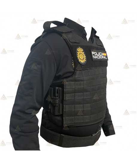Funda exterior de desprendimiento rápido para chalecos antibala de la Policía Nacional