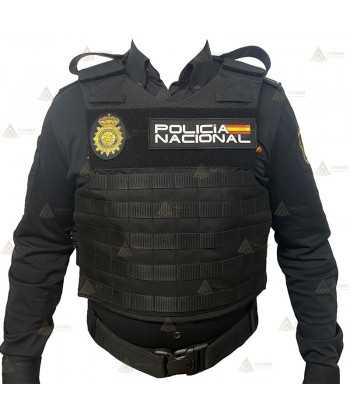 Funda exterior de desprendimiento rápido para chalecos antibala de la Policía Nacional