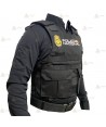 Funda exterior para chalecos antibala de la Policía Nacional con sistema Molle y bolsillos