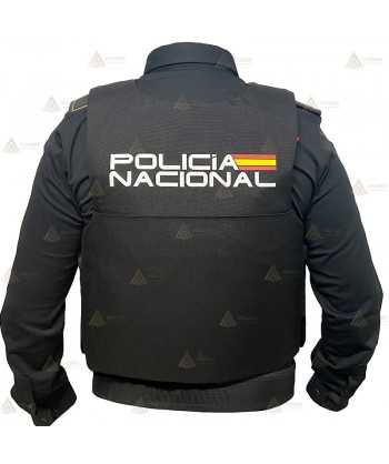 Funda exterior para chalecos antibala de la Policía Nacional con sistema Molle y bolsillos