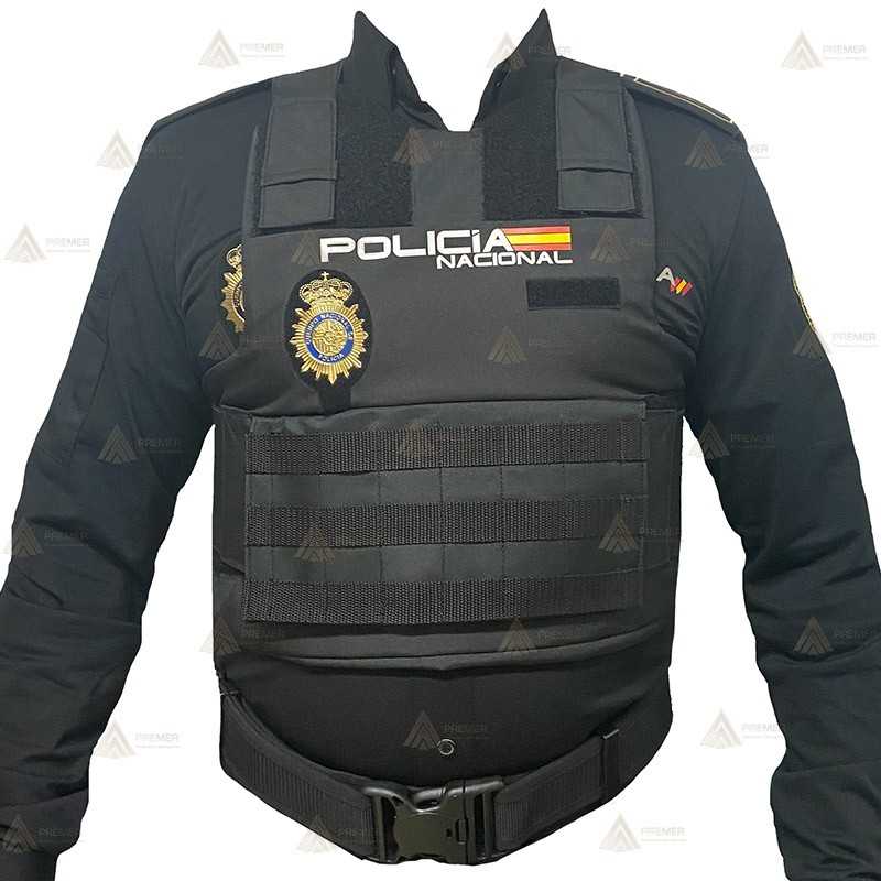 Funda interior para chalecos antibala para la Policía Nacional