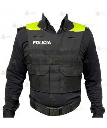 Funda exterior bicolor para chalecos antibala de la Guardia Urbana de Barcelona