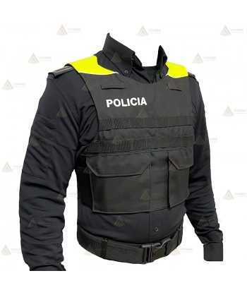 Funda exterior bicolor para chalecos antibala de la Guardia Urbana de Barcelona