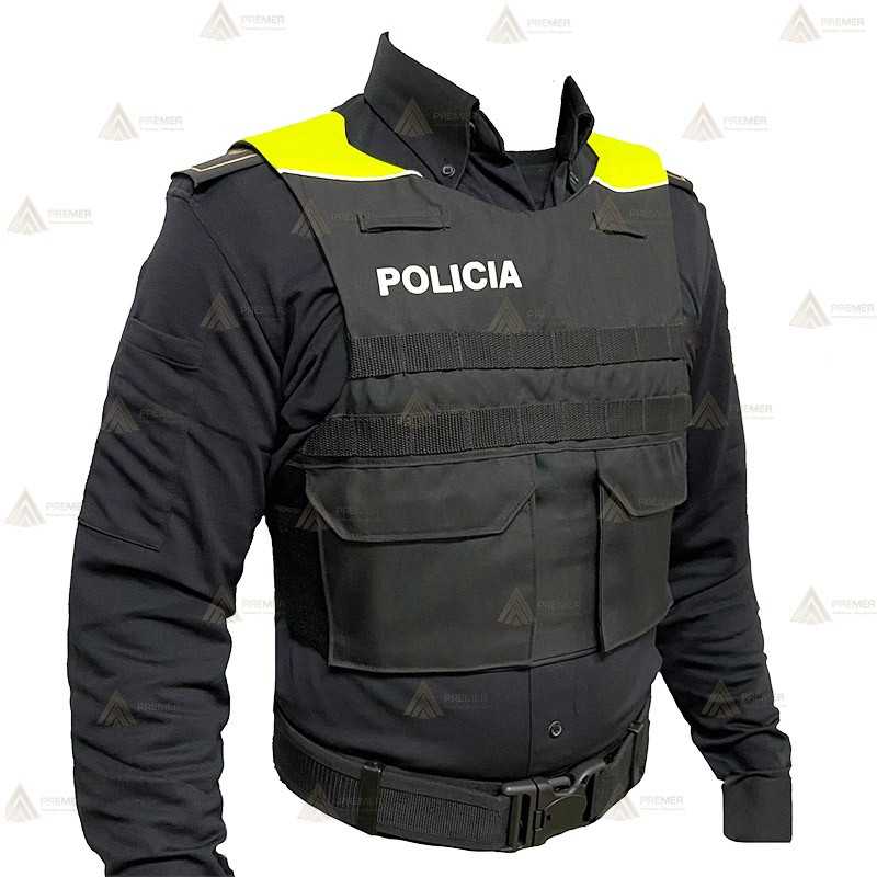 Funda exterior bicolor para chalecos antibala de la Guardia Urbana de Barcelona