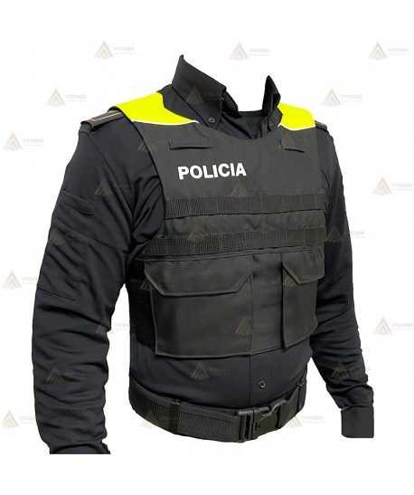 Funda exterior bicolor para chalecos antibala de la Guardia Urbana de Barcelona