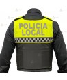 Funda exterior bicolor y damero para chalecos antibala de la Policía Local