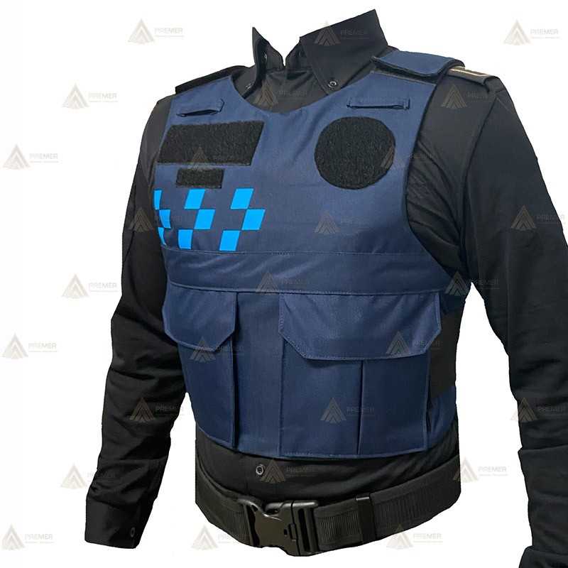 Funda exterior bicolor para chalecos antibala de la Policía Local