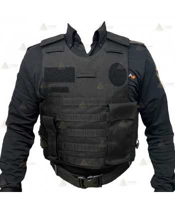 Funda exterior para chalecos antibala de desprendimiento rápido y Sistema Molle para la Policía Local