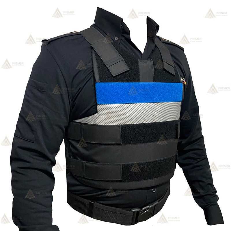 Funda exterior bicolor para chalecos antibala de la Policía Local