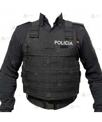Funda exterior para chalecos antibala de desprendimiento rápido y Sistema Molle para la Policía Local