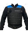 Funda exterior bicolor para chalecos antibala de la Policía Local