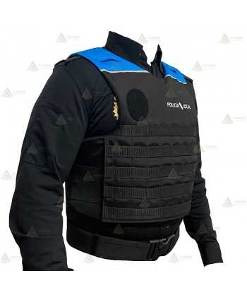 Funda exterior bicolor para chalecos antibala de la Policía Local