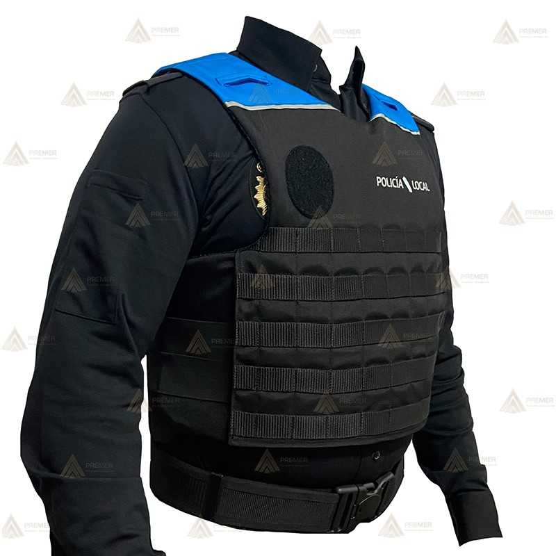 Funda exterior bicolor para chalecos antibala de la Policía Local