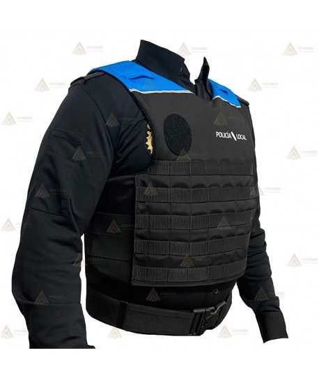 Funda exterior bicolor para chalecos antibala de la Policía Local