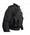 Funda exterior para chalecos antibala con sistema Molle y 3 bolsillos de la Policía Local